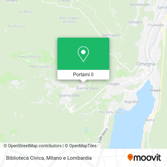 Mappa Biblioteca Civica