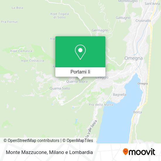 Mappa Monte Mazzucone