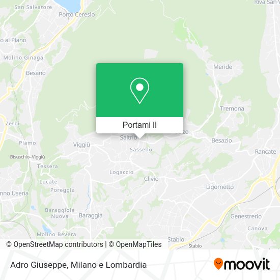 Mappa Adro Giuseppe