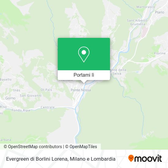Mappa Evergreen di Borlini Lorena
