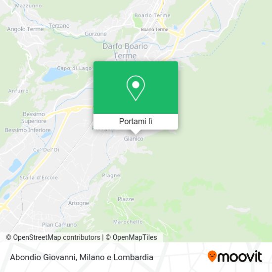 Mappa Abondio Giovanni