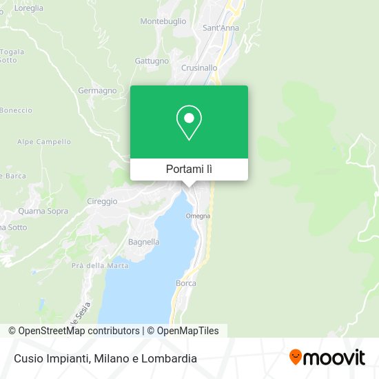 Mappa Cusio Impianti