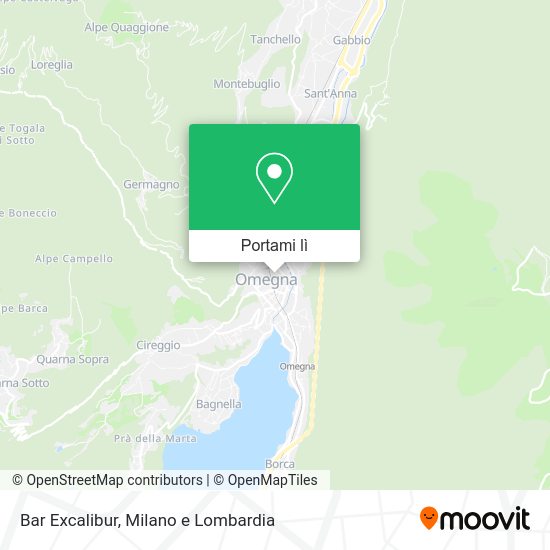 Mappa Bar Excalibur