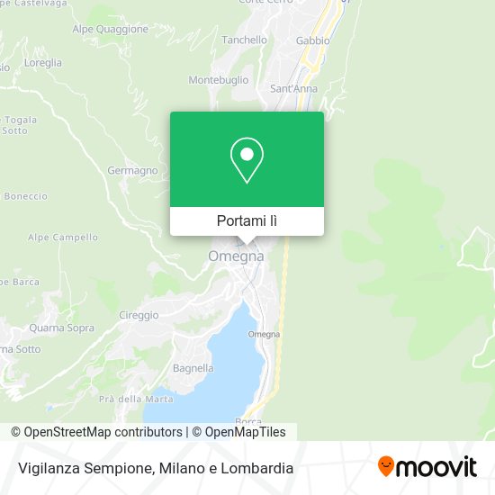 Mappa Vigilanza Sempione