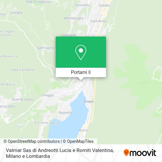 Mappa Valmar Sas di Andreotti Lucia e Romiti Valentina