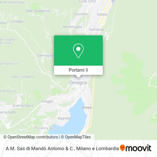 Mappa A.M. Sas di Mandò Antonio & C.