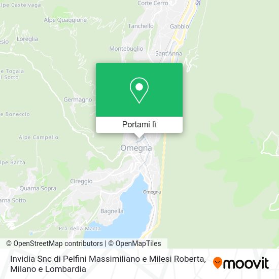 Mappa Invidia Snc di Pelfini Massimiliano e Milesi Roberta