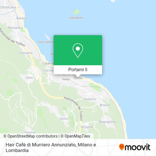 Mappa Hair Cafè di Murriero Annunziato