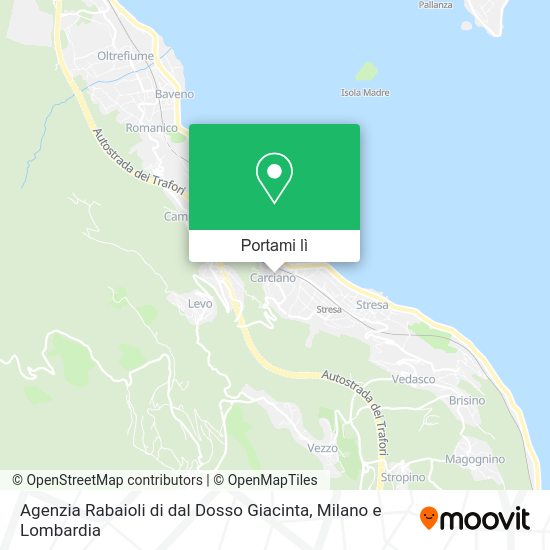 Mappa Agenzia Rabaioli di dal Dosso Giacinta
