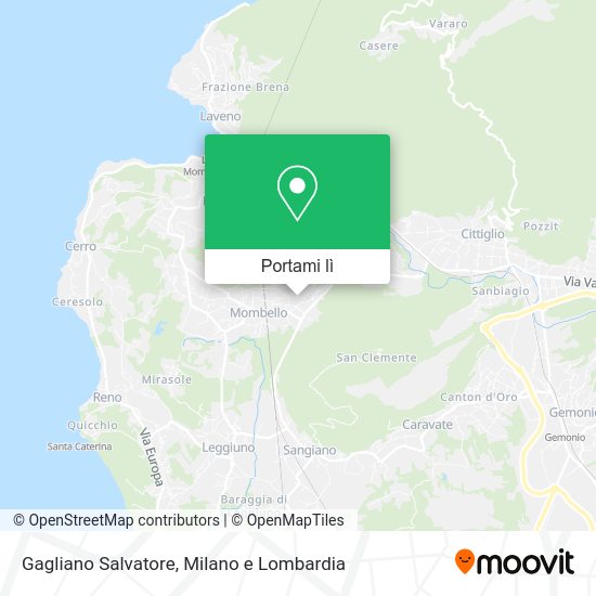 Mappa Gagliano Salvatore