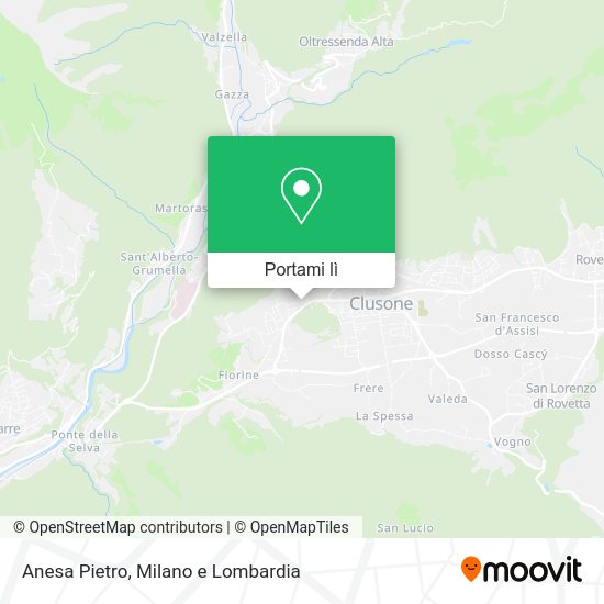 Mappa Anesa Pietro