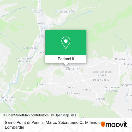 Mappa Game Point di Pennisi Marco Sebastiano C.