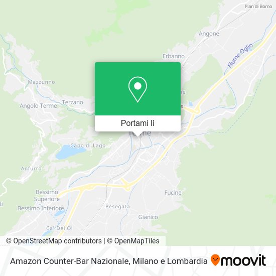Mappa Amazon Counter-Bar Nazionale
