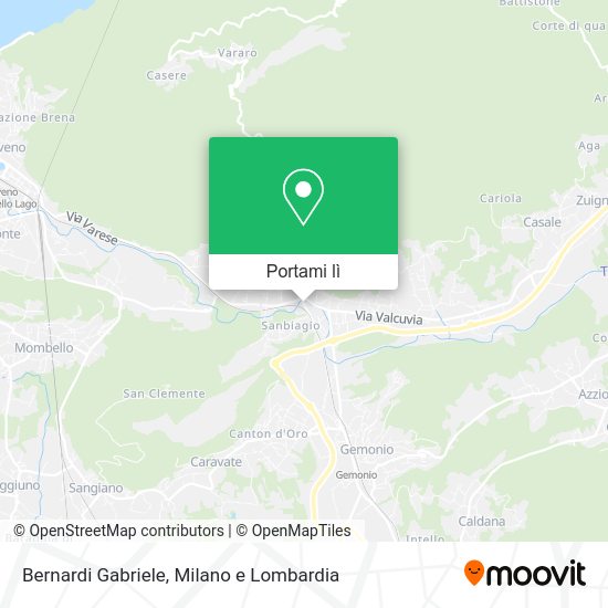 Mappa Bernardi Gabriele
