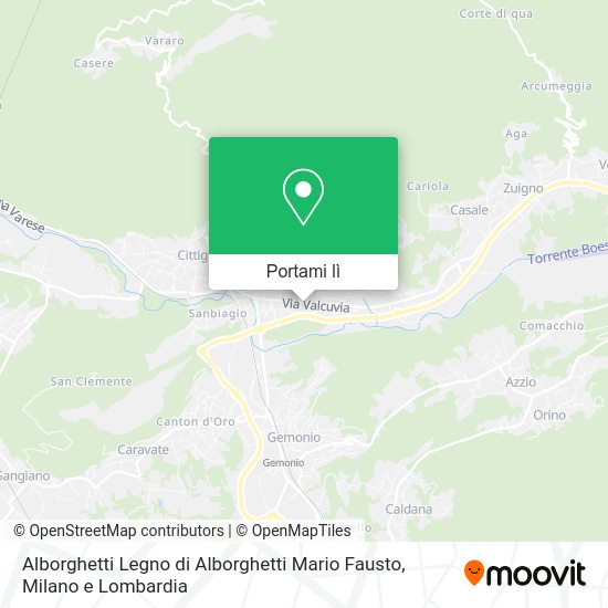 Mappa Alborghetti Legno di Alborghetti Mario Fausto