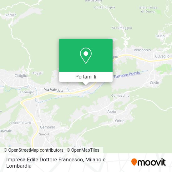 Mappa Impresa Edile Dottore Francesco