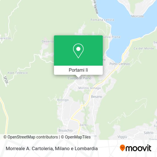 Mappa Morreale A. Cartoleria
