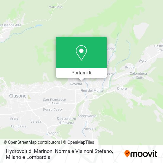 Mappa Hydrovolt di Marinoni Norma e Visinoni Stefano
