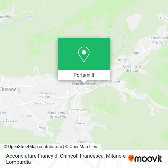 Mappa Acconciature Francy di Chincoli Francesca