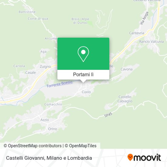 Mappa Castelli Giovanni