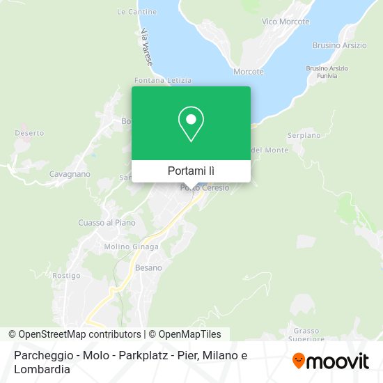 Mappa Parcheggio - Molo - Parkplatz - Pier