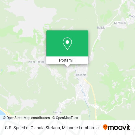 Mappa G.S. Speed di Gianola Stefano