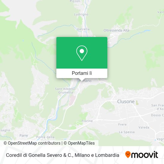 Mappa Coredil di Gonella Severo & C.