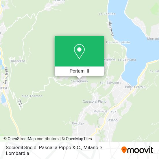 Mappa Sociedil Snc di Pascalia Pippo & C.