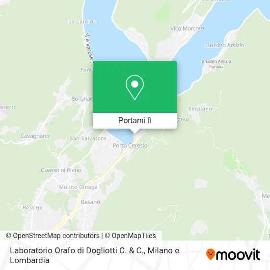 Mappa Laboratorio Orafo di Dogliotti C. & C.