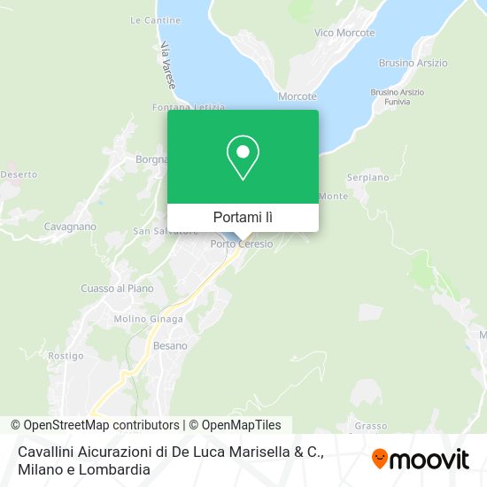 Mappa Cavallini Aicurazioni di De Luca Marisella & C.