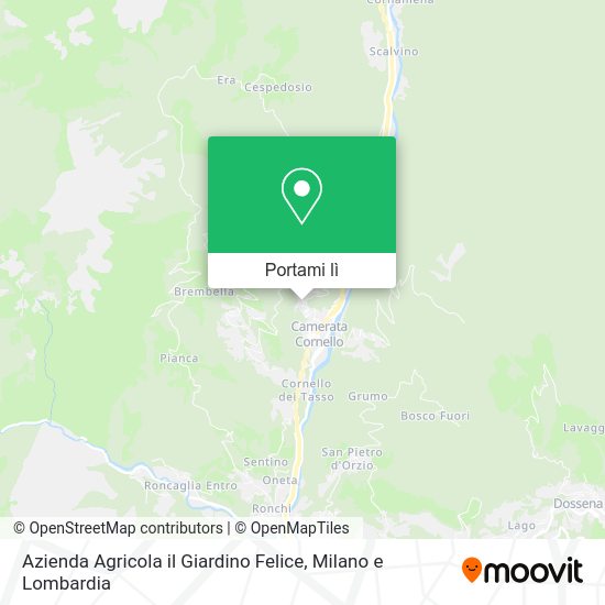 Mappa Azienda Agricola il Giardino Felice