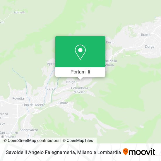 Mappa Savoldelli Angelo Falegnameria