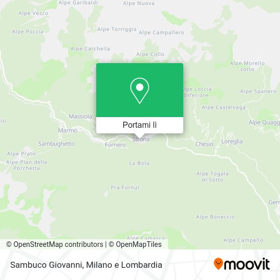 Mappa Sambuco Giovanni
