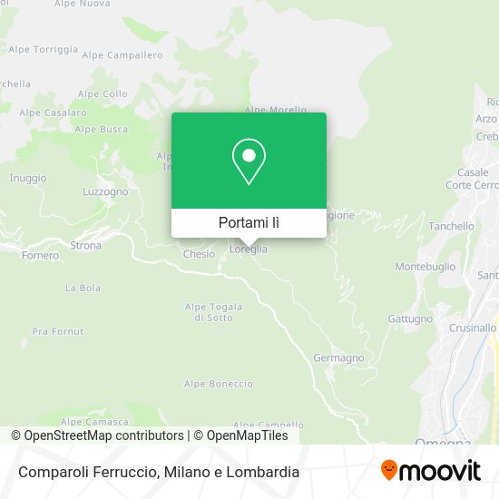 Mappa Comparoli Ferruccio