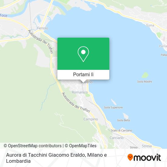 Mappa Aurora di Tacchini Giacomo Eraldo