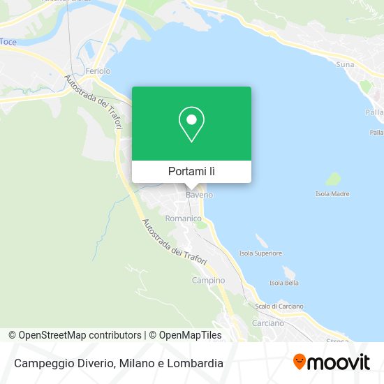 Mappa Campeggio Diverio