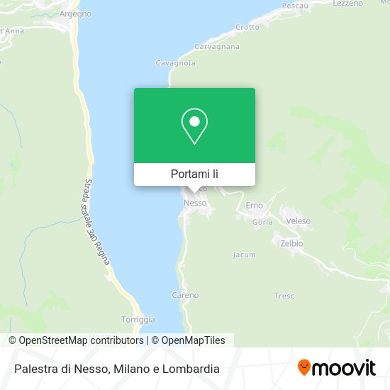 Mappa Palestra di Nesso