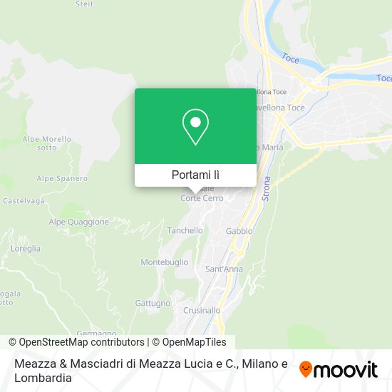Mappa Meazza & Masciadri di Meazza Lucia e C.