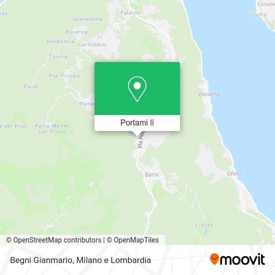 Mappa Begni Gianmario