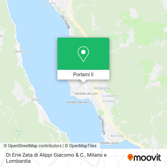 Mappa Di Erre Zeta di Alippi Giacomo & C.