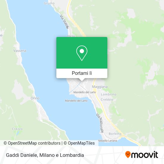 Mappa Gaddi Daniele