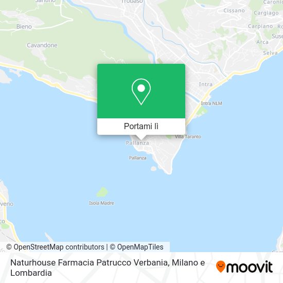 Mappa Naturhouse Farmacia Patrucco Verbania