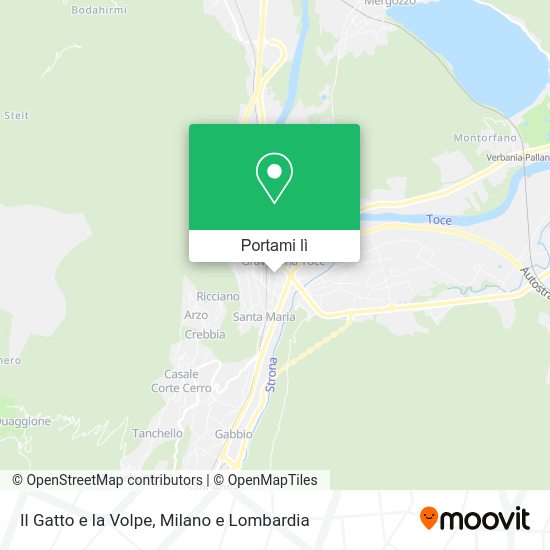 Mappa Il Gatto e la Volpe
