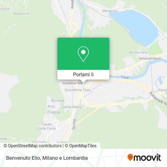 Mappa Benvenuto Elio