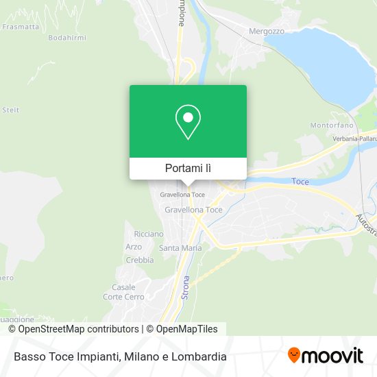 Mappa Basso Toce Impianti