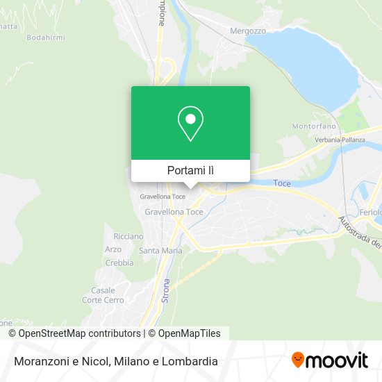 Mappa Moranzoni e Nicol