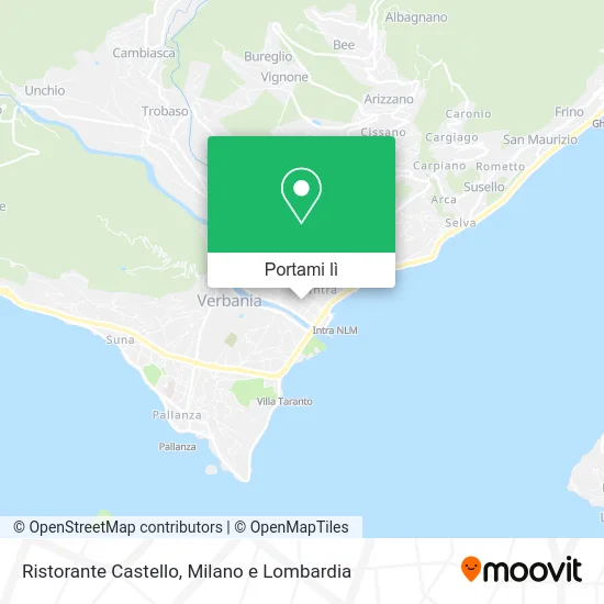 Mappa Ristorante Castello