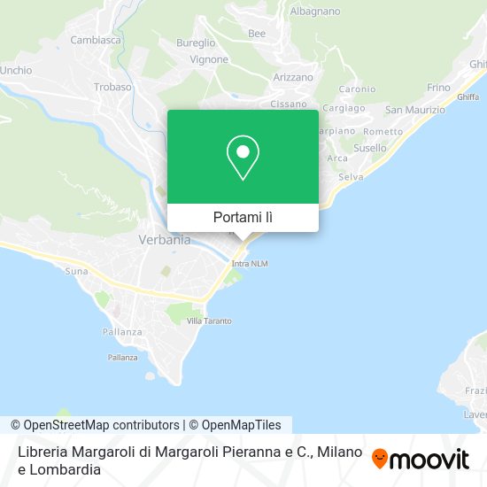 Mappa Libreria Margaroli di Margaroli Pieranna e C.