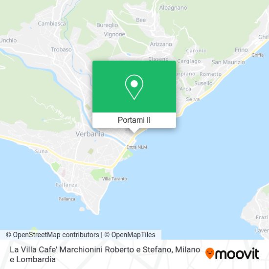 Mappa La Villa Cafe' Marchionini Roberto e Stefano
