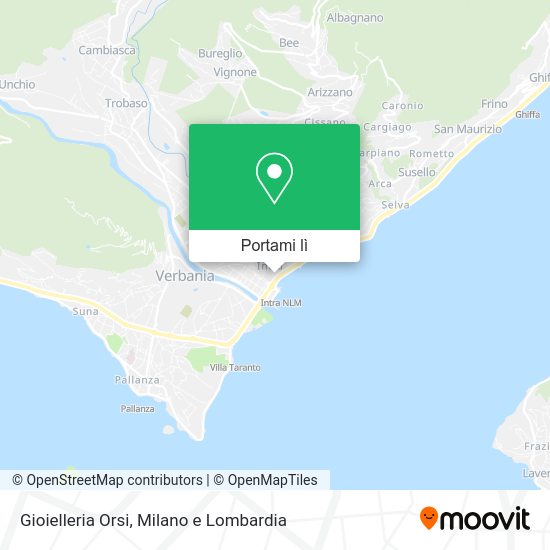Mappa Gioielleria Orsi